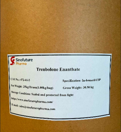Fabricante y proveedor de Suprepharmagroup: API de grado farmacéutico de enantato de testosterona (CAS 315-37-7) con un precio estable en el mercado mundial de USD 420/kg–480/kg. Precio del kilogramo USD 480/kg, precio al por mayor de 100 kg USD 460/kg.